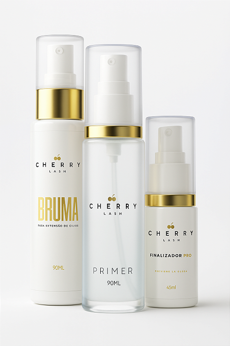 Kit Cherry Retenção Bruma + Finalizador + Primer