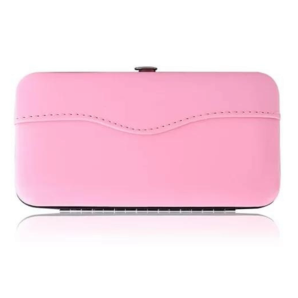 Estojo Para Pinça de couro sintético Rosa
