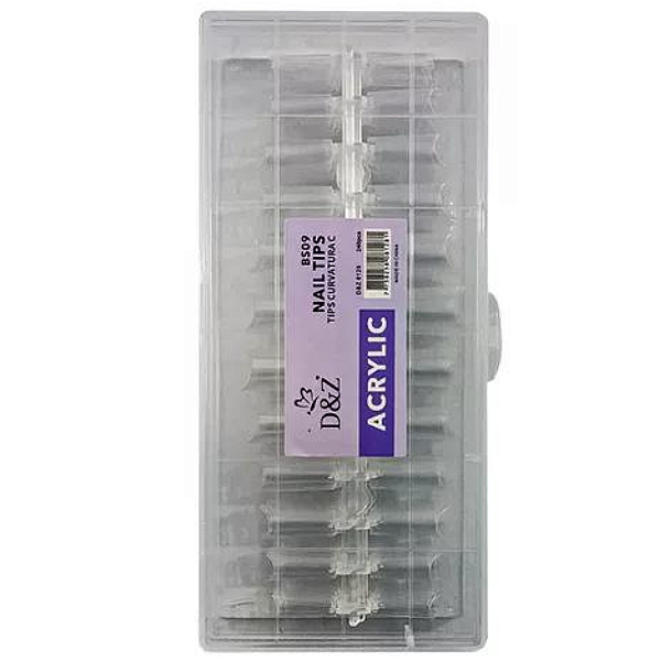 Tips Acrylic Curvatura C D&Z 240PÇS