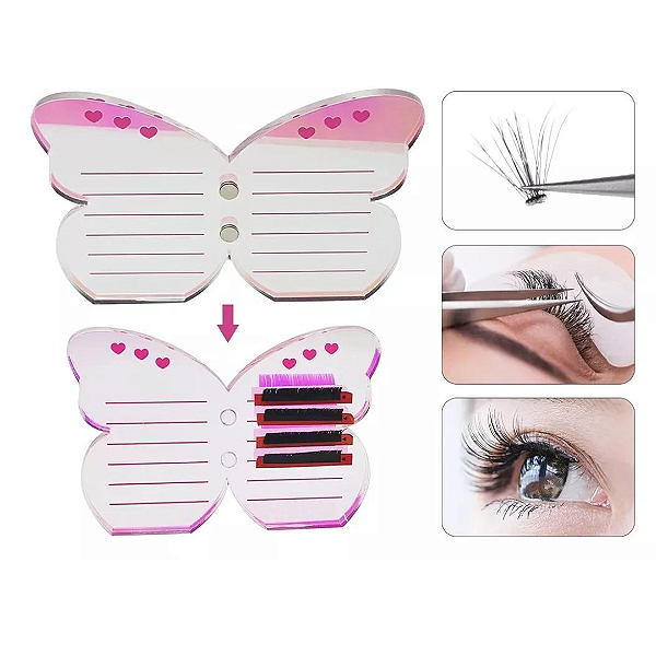 Placa Suporte Cílios Borboleta
