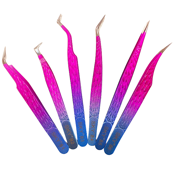 Pinça de Cílios SKY Linha Pink