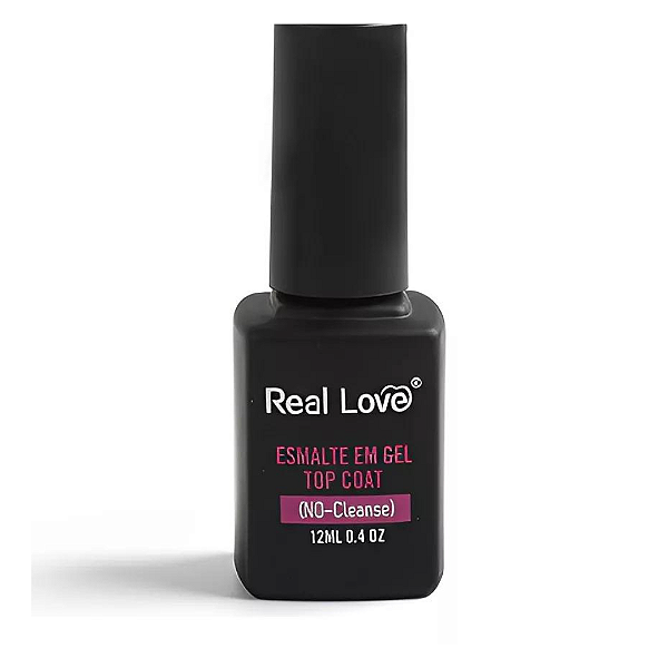 Esmalte em Gel Top Coat Real Love 12 ml