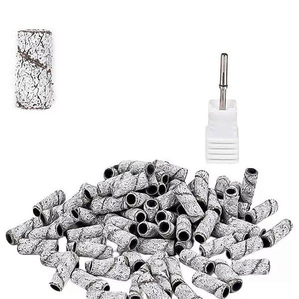 Kit Mini Broca Mandril + 50 Mini Lixa mandril