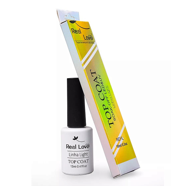 Kit Especial Top Coat Linha Light 12 ml + Refil 10ml