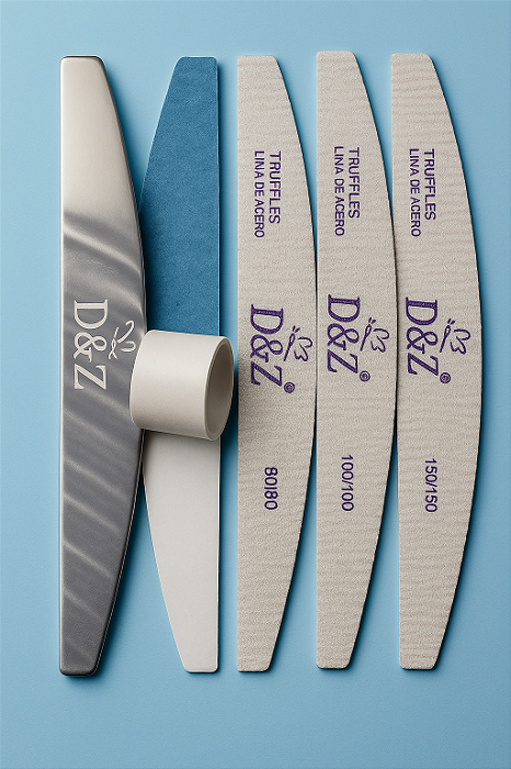 Lixa Reutilizável Boomerang Placa De Ferro Com Refil