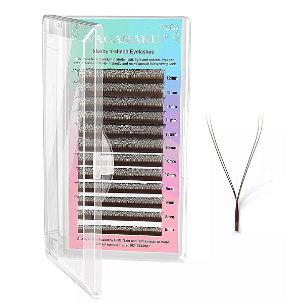 Cilios Nagaraku Y 0.7D Marrom Caixinha unitaria