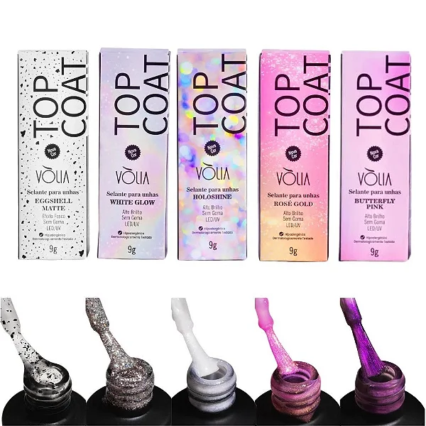 Topcoat Vólia Lançamentos 9g