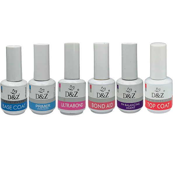 Preparadores D&Z PH-PRIMER-BONDAID-ULTRABOND-BASE COAT-TOPCOAT ( ESCOLHA SEU PREPARADOR )