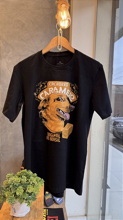 T-Shirt Cachorro Caramelo