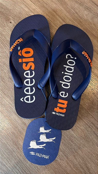 Chinelo Êeeesiô Cor Azul marinho