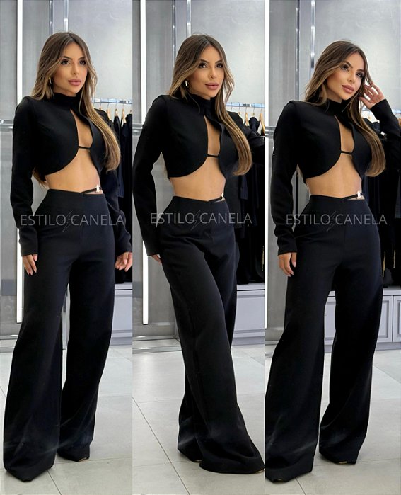 Conjunto Mirella - Preto