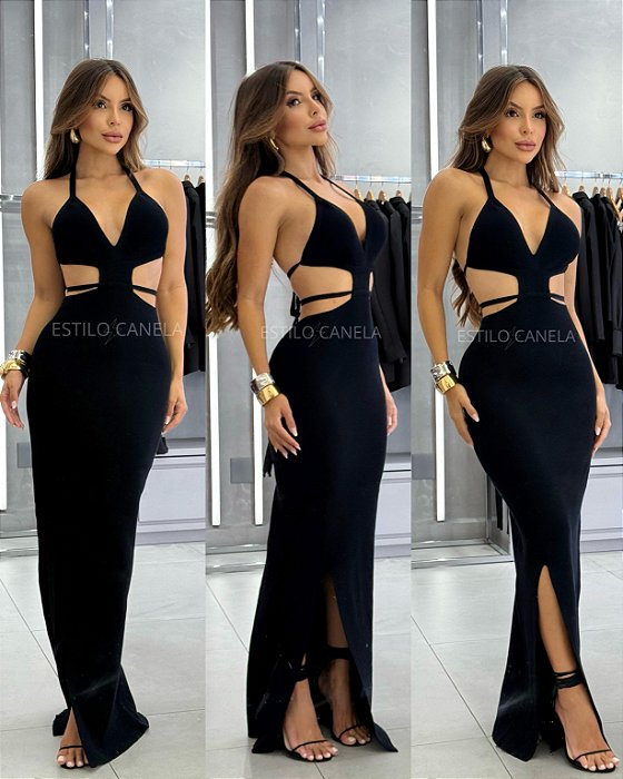 Vestido Jade - Preto