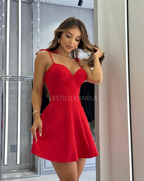 Vestido Amélie - Vermelho