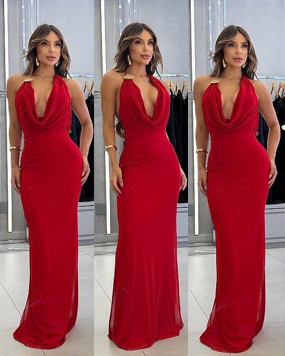 Vestido Adele - Vermelho