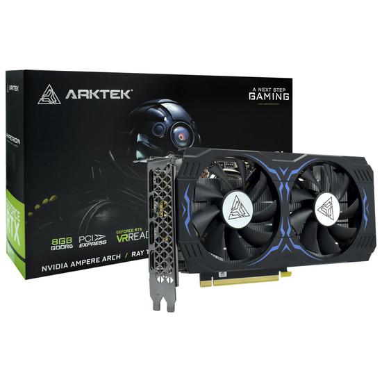 Placa de Vídeo Arktek Hyperion 8GB Geforce RTX3050 GDDR6