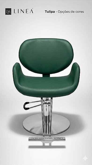 Cadeira de Corte Tulipa com Base Redonda