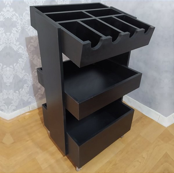 Carrinho Auxiliar Barbearia