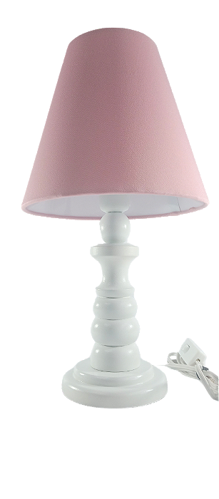 Abajur Luminária Bernard Rosa Bebe