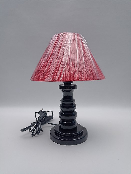 Abajur Luminária Pop Cúpula Vermelha