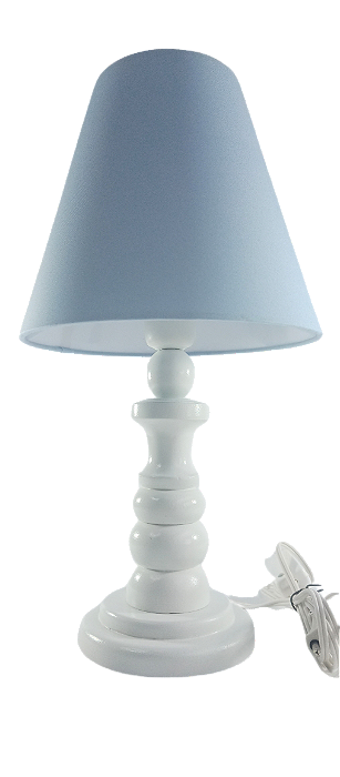 Abajur Luminária Bernard Azul Bebe