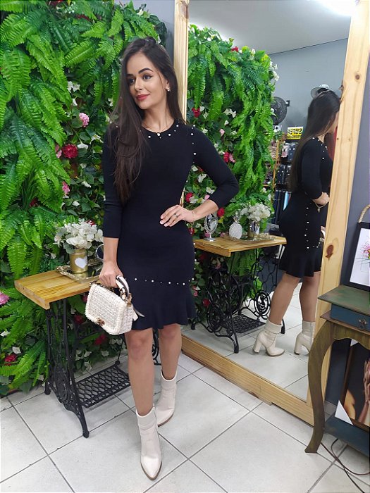 Vestido Tricot Cristal