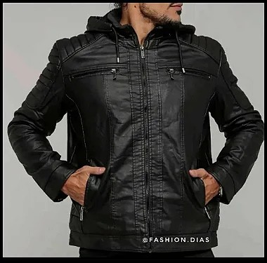 Jaqueta Masculina em P.U  Premium - Forrada
