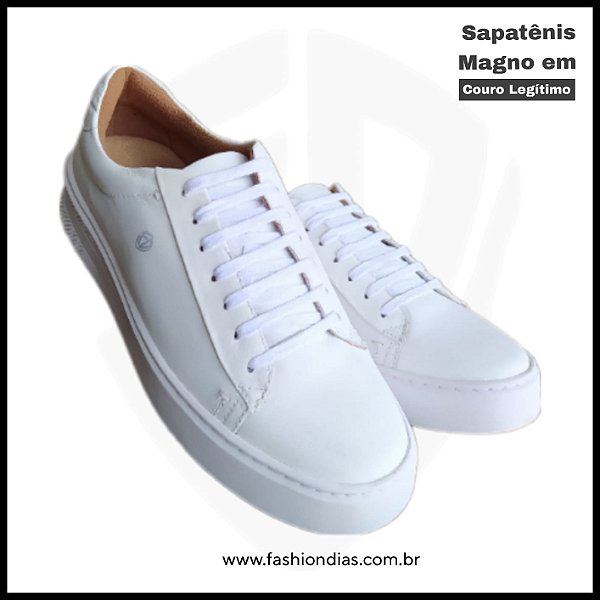 Sapatênis Magno em Couro Legítimo - FD
