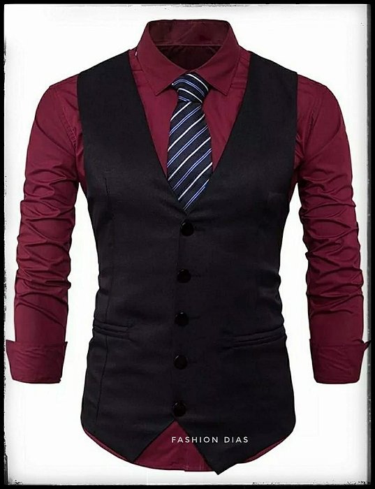 Colete Masculino Slim