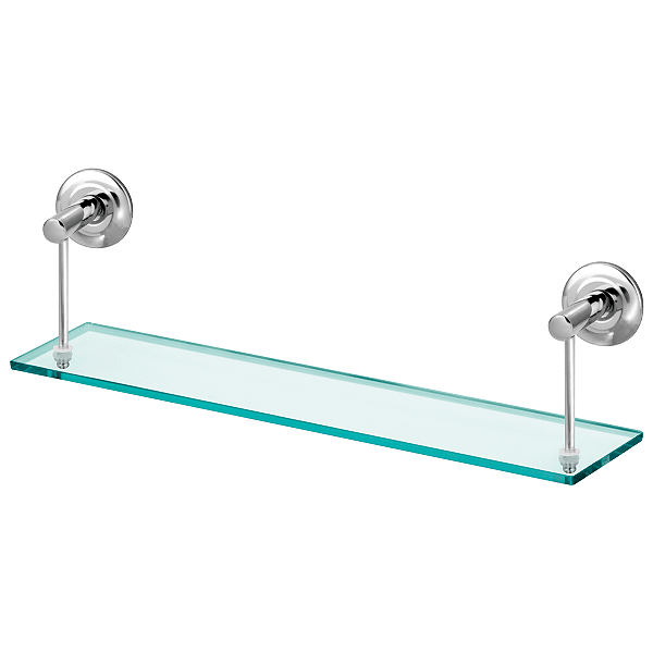 Porta Shampoo Vidro Metal Parede Box Banheiro Standard
