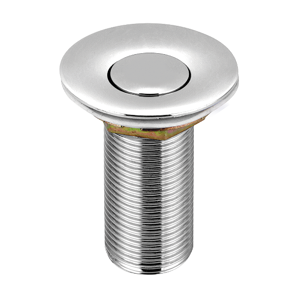 Válvula Ralo Click Para Banheiro Lavatório 7/8 Metal Cromado