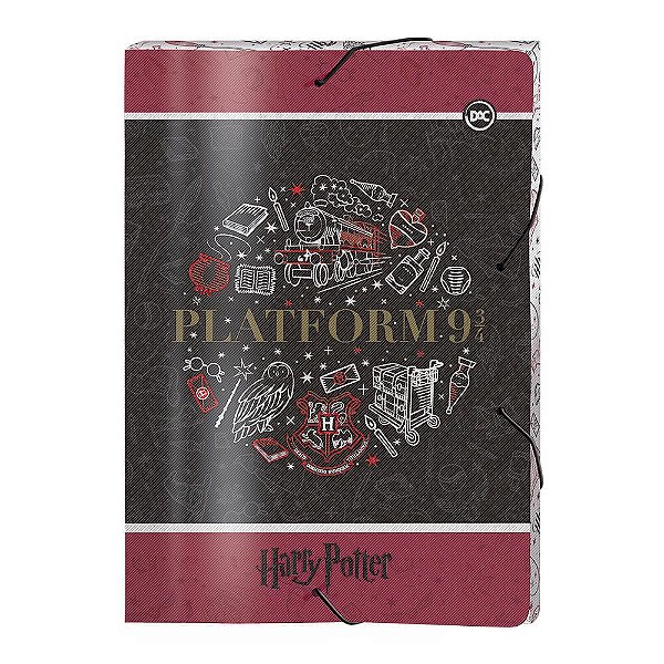 PASTA HARRY POTTER COM ELASTICO