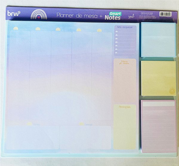 PLANNER DE MESA + SMART NOTES BRW