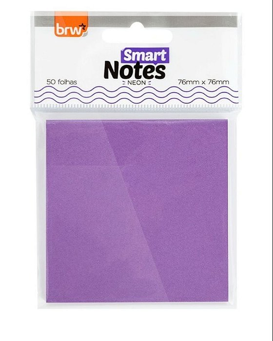 BLOCO SMART NOTES ROXO NEON BRW