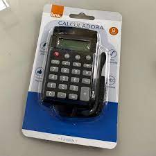 CALCULADORA 8 DIGITOS COM CORDÃO BRW