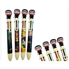 CANETA 6 CORES HARRY POTTER