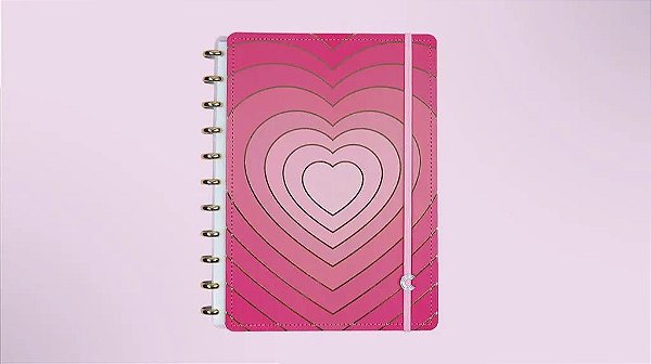 CADERNO INTELIGENTE GOLDEN LOVE GRANDE