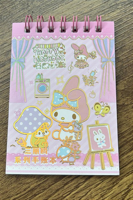 CADERNINHO DE ADESIVOS SANRIO