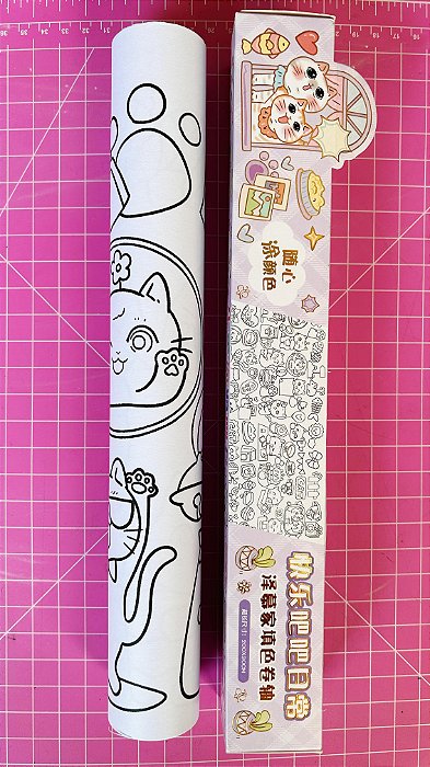 ROLO DE DESENHO PARA COLORIR