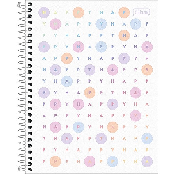 CADERNO COLEGIAL HAPPY TILIBRA