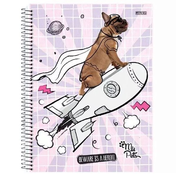 CADERNO UNIVERSITARIO MY PETS