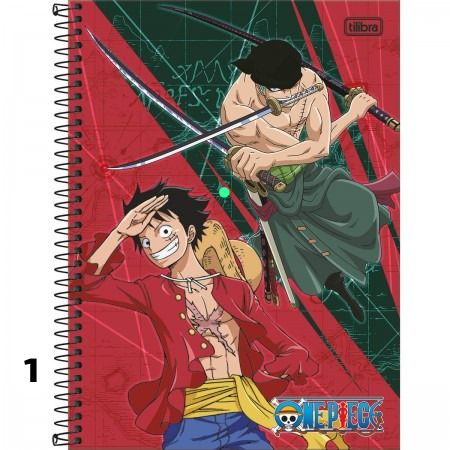 CADERNO UNIVERSITÁRIO ONE PIECE 1 M