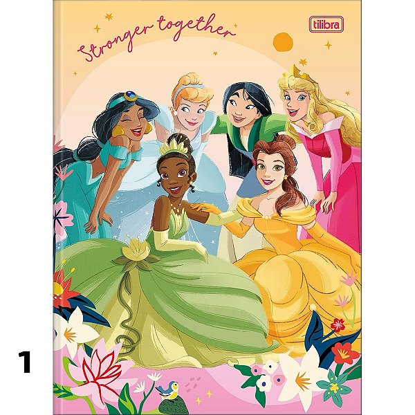 CADERNO BROCHURA UNIVERDITÁRIO DISNEY PRINCESAS