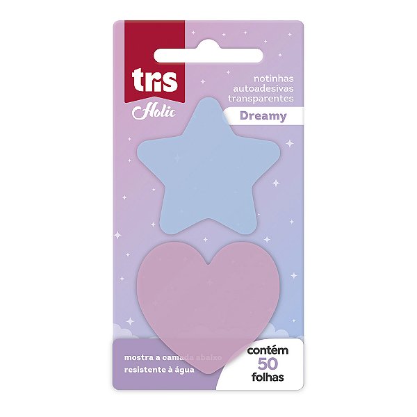 NOTAS ADESIVAS TRANSPARENTES DREAMY