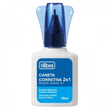 CANETA CORRETIVA 2 EM 1 TILIBRA