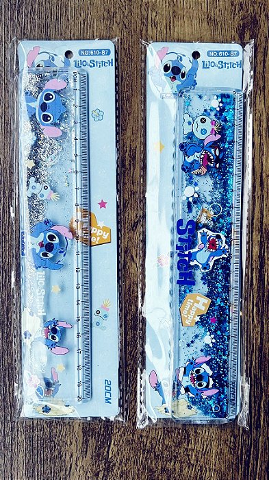 RÉGUA GLITTER LILO & STITCH
