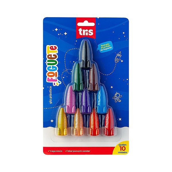 GIZ DE CERA FOGUETE TRIS