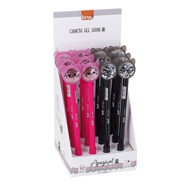 CANETA GEL APAGÁVEL SHINE BEST FRIEND BRW