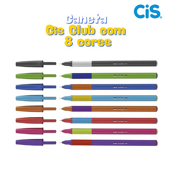 CANETA ESFEROGRÁFICA CIS CLUB