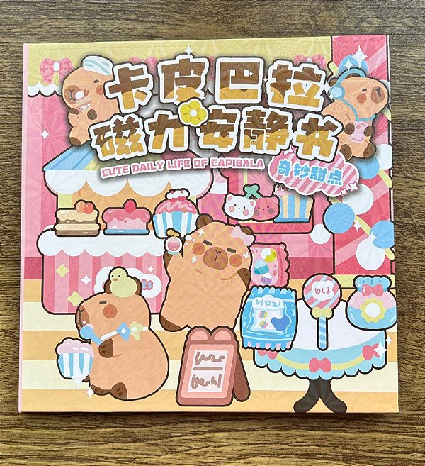 LIVRO MAGNÉTICO DE CAPIVARA