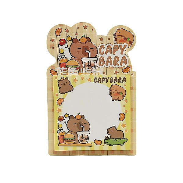 BLOQUINHOS ADESIVOS DE CAPIVARA
